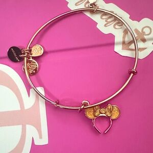 Rose Gold Disney Alex and Ani Minnie  bracelet